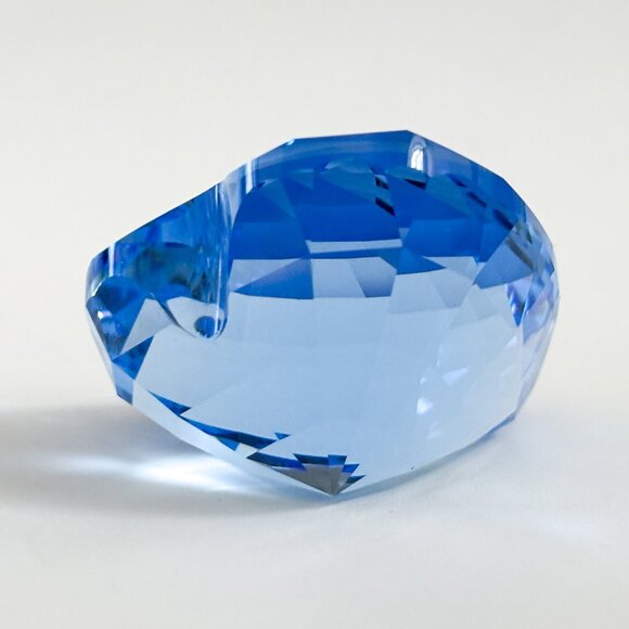 Swarovski - Vintage RETIRED Crystal Blue Faceted Heart - 1997 Limited Edition - Picture 8 of 11